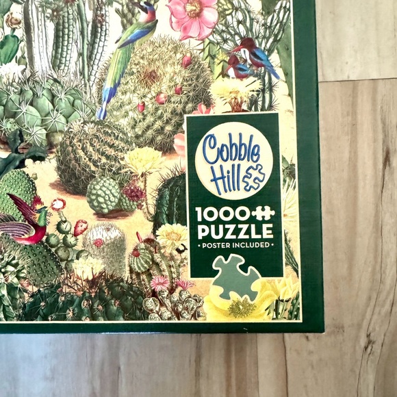Cobble Hill CACTUS GARDEN 1000 Piece jigsaw Puzzle Poster flowers toy game tough - Picture 9 of 9